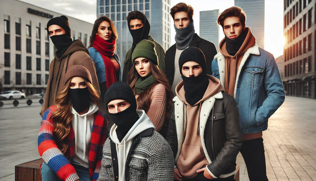 Wholesale custom fleece balaclavas manufactured in bulk by SKS Wholesales