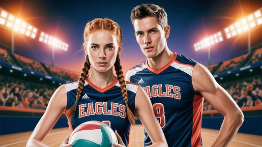 Wholesale volleyball uniforms manufactured in bulk by SKS Wholesales