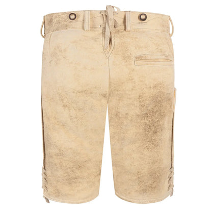 Beige Bavarian lederhosen, full set