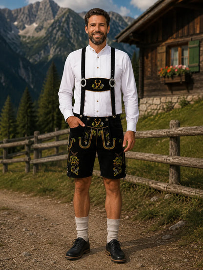 Black-Short-Lederhosen-Front-By-SKS-Wholesales