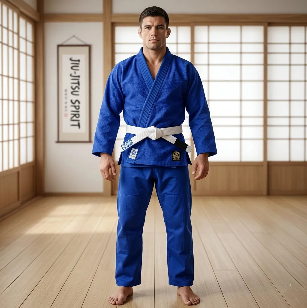 Blue-Judo-Uniform-By-SKS-Wholesales-Front