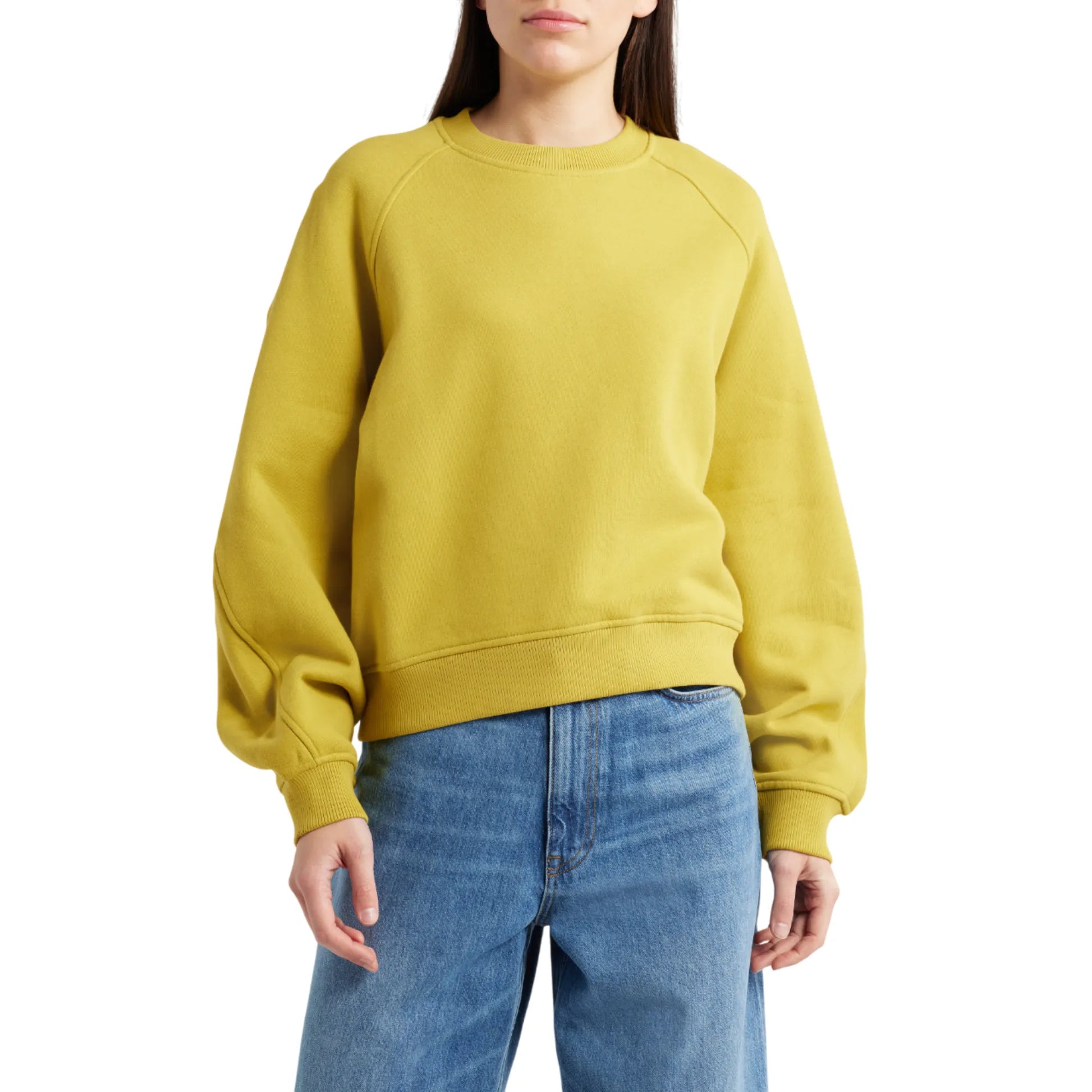Wholesale Bulk Yellow Crew Neck Sweatshirts - SKS Wholesales