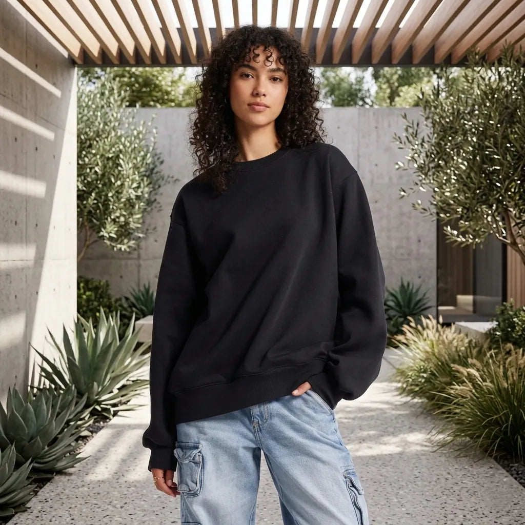 Custom-Crew-Neck-Sweatshirt-Front-By-SKS