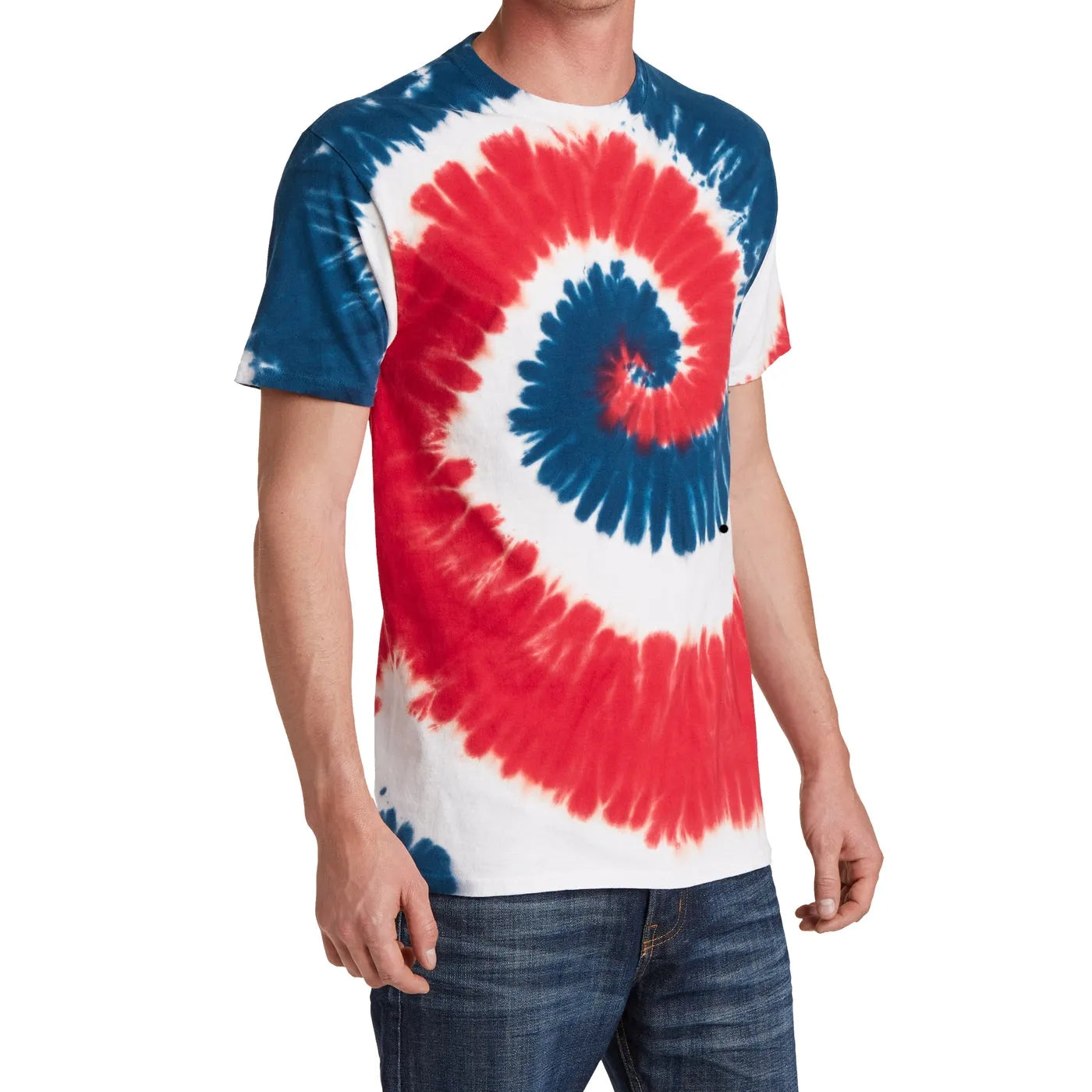 Custom-Tie-Dye-Tee-Shirts-Model-By-SKS-Wholesales