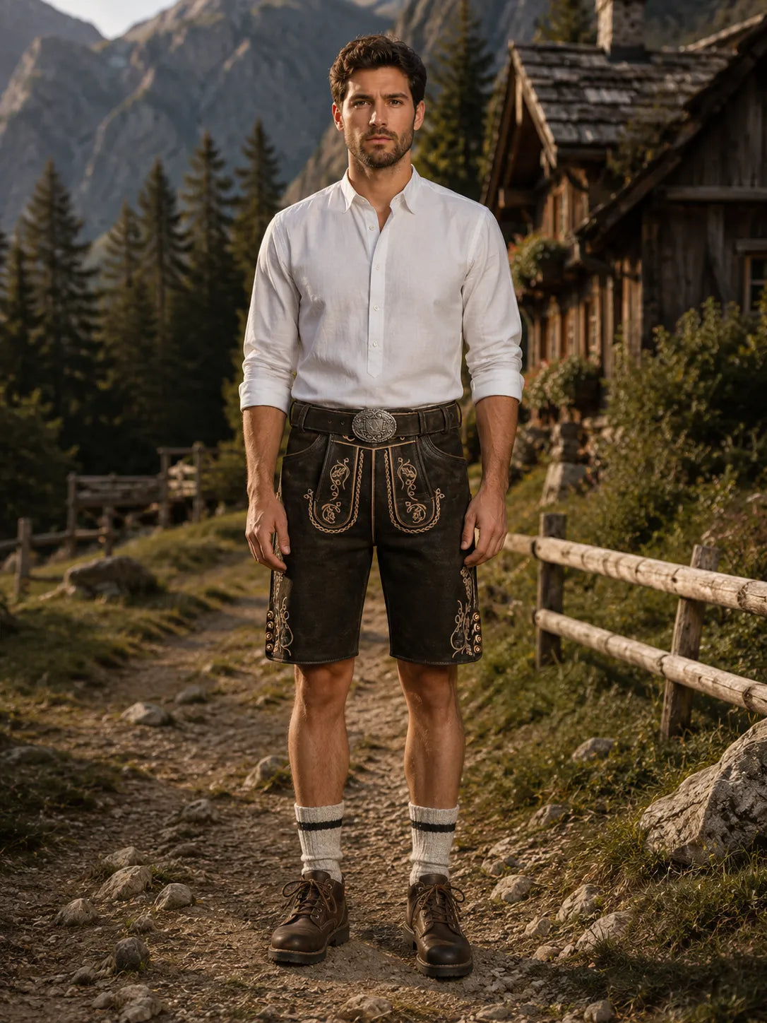 Dark-Brown-Lederhosen-Front-SKS-Wholesales