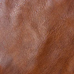 Close-up of brown leather texture