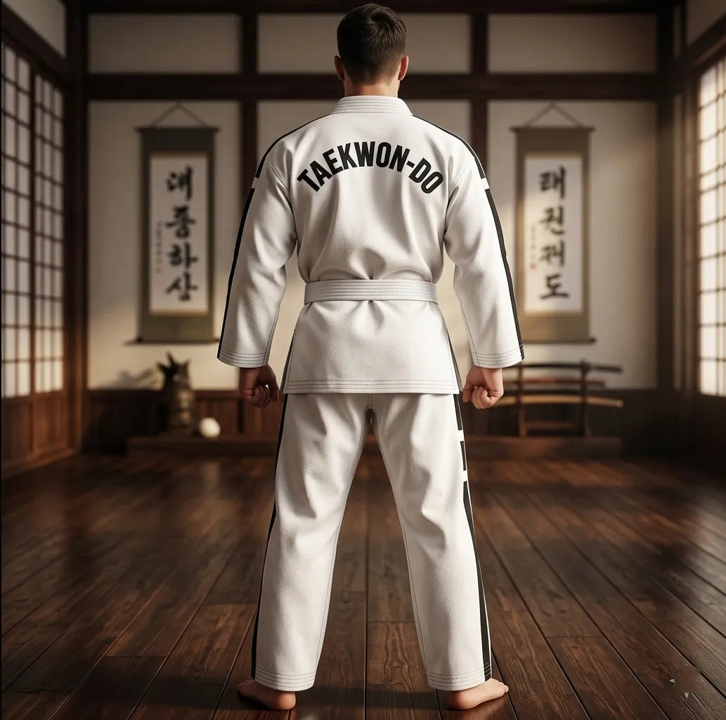 ITF-Taekwondo-White-Uniform-By-SKS-Wholeslaes-Back