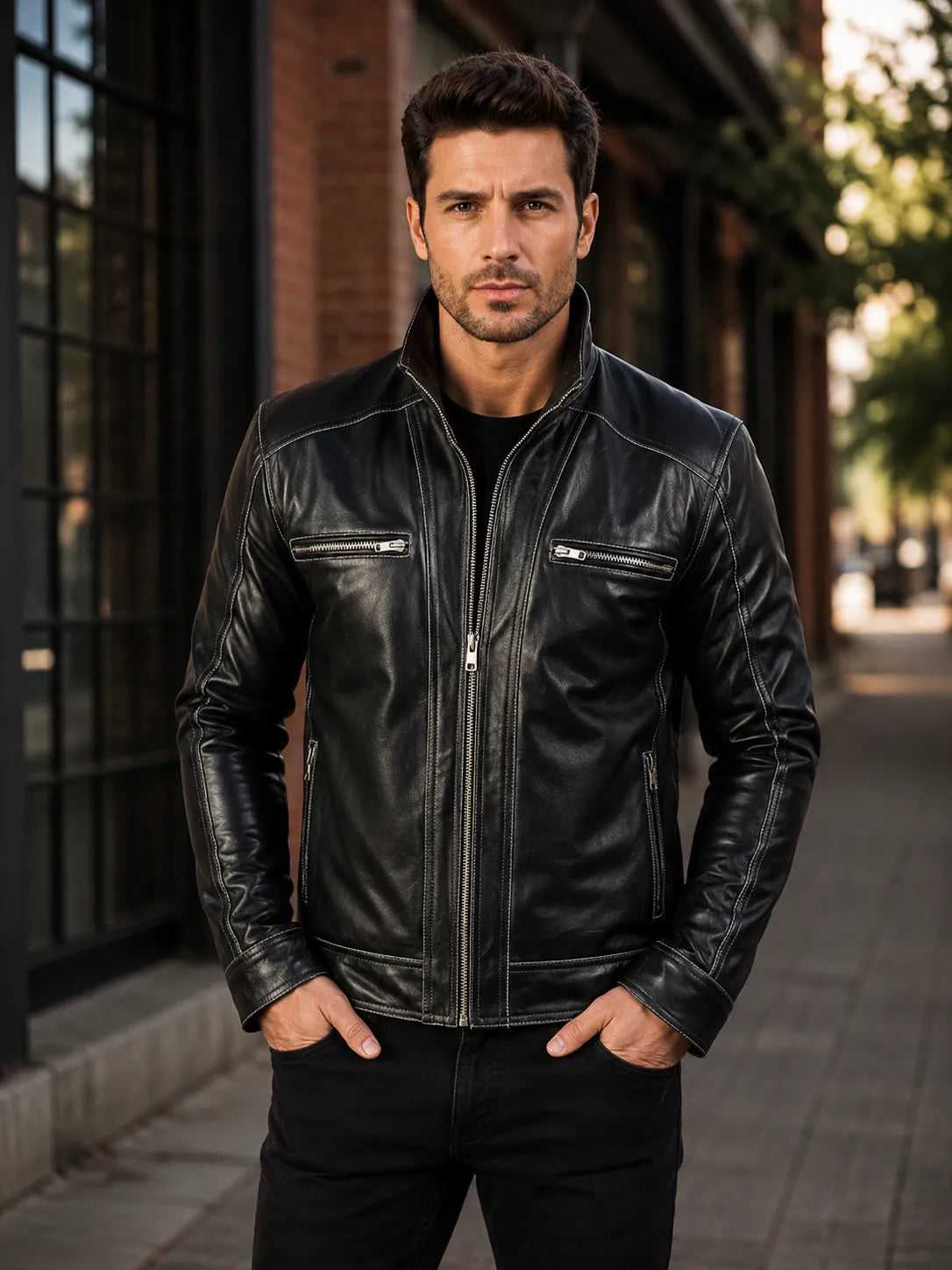 Mens-Black-Leather-Biker-Jacket-Front_7
