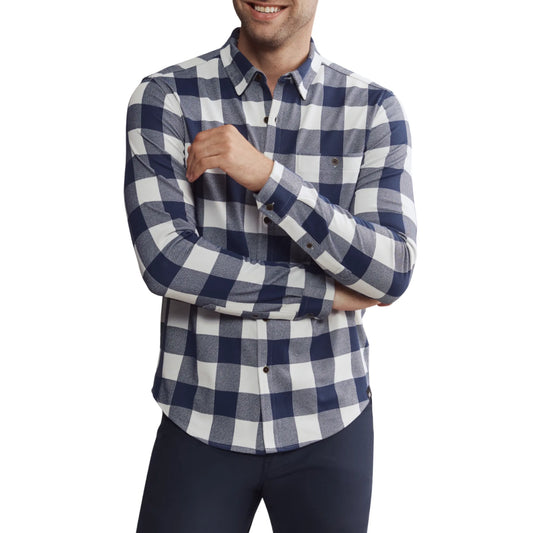 Mens-Buffalo-Check-Flannel-Shirt-By-SKS-Wholesales