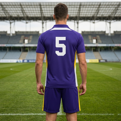 Wholesale Men's Purple Volleyball Uniforms