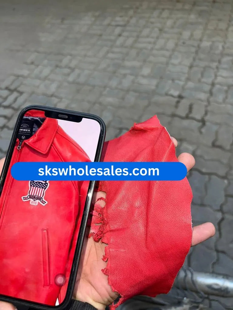 Red-Avirex-Jacekt-Swatches