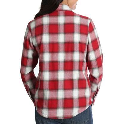 Red-and-White-Flannel-Shirt-Womens-Back-By-SKS-Wholesales