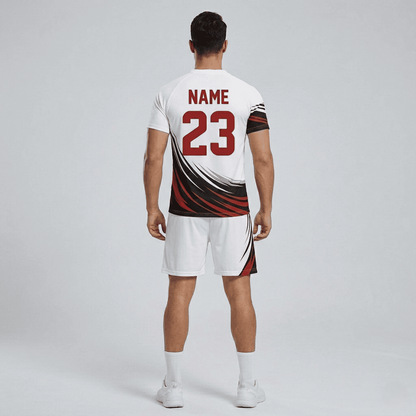 Wholesale Boys White Volleyball Uniforms