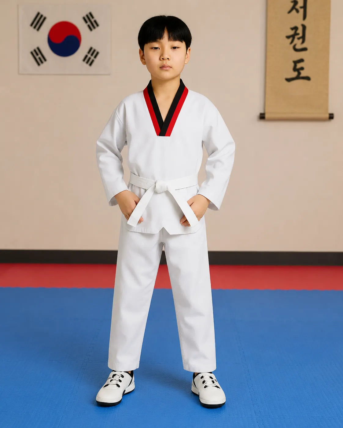 WTF-Taekwondo-Uniform-By-SKS-Wholesales-Front