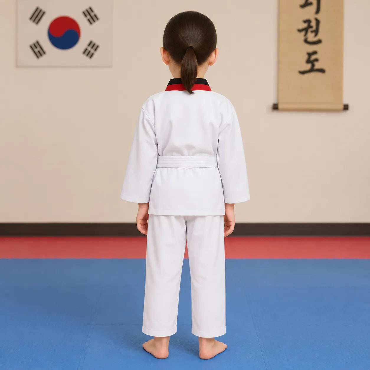 WTF-Taekwondo-Uniform-for-Kids-By-SKS-Wholesales-Back