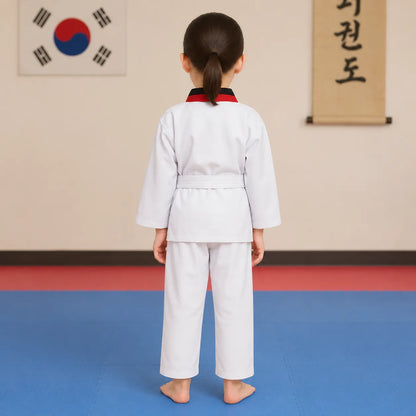 WTF-Taekwondo-Uniform-for-Kids-By-SKS-Wholesales-Back