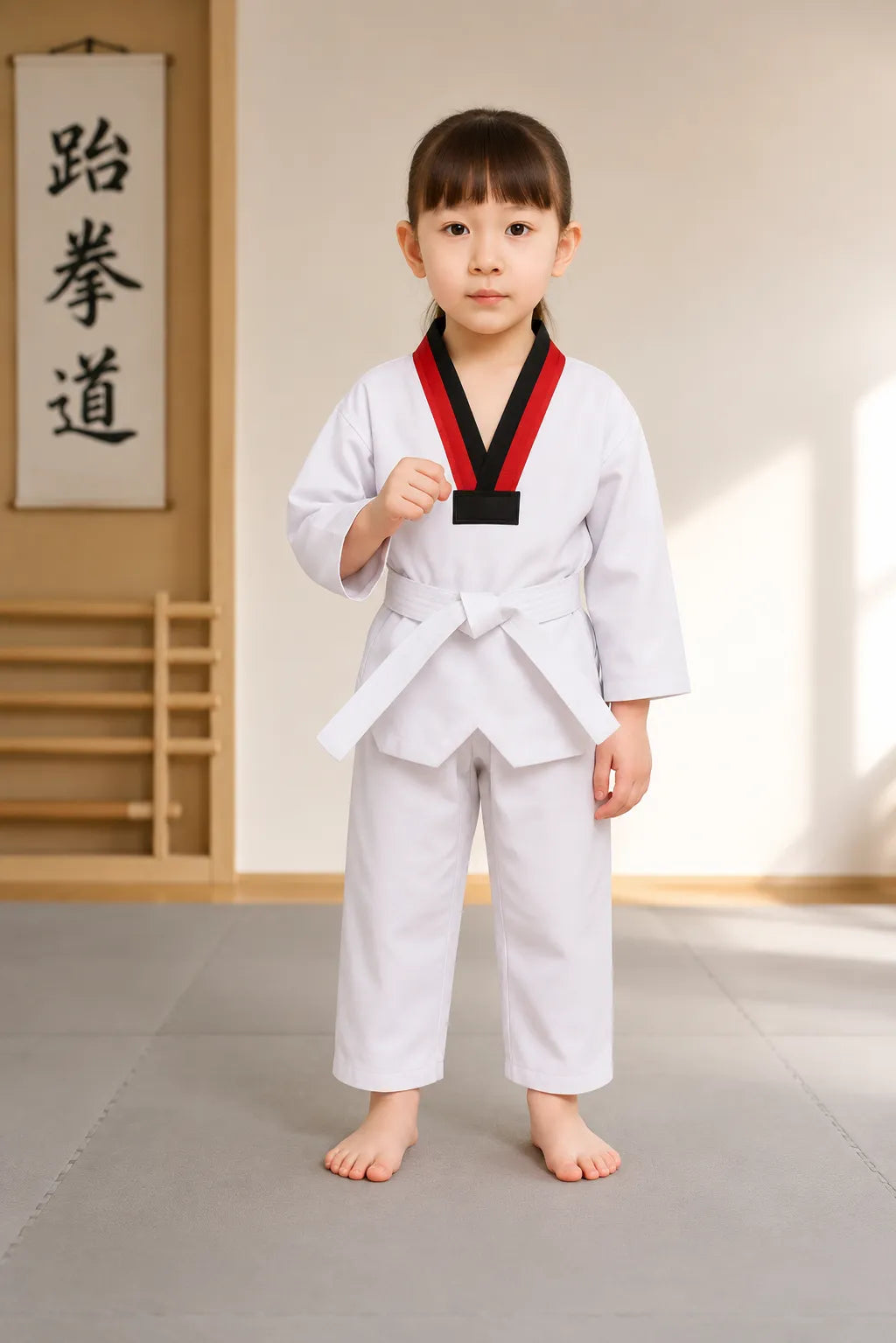 WTF-Taekwondo-Uniform-for-Kids-By-SKS-Wholesales-Front