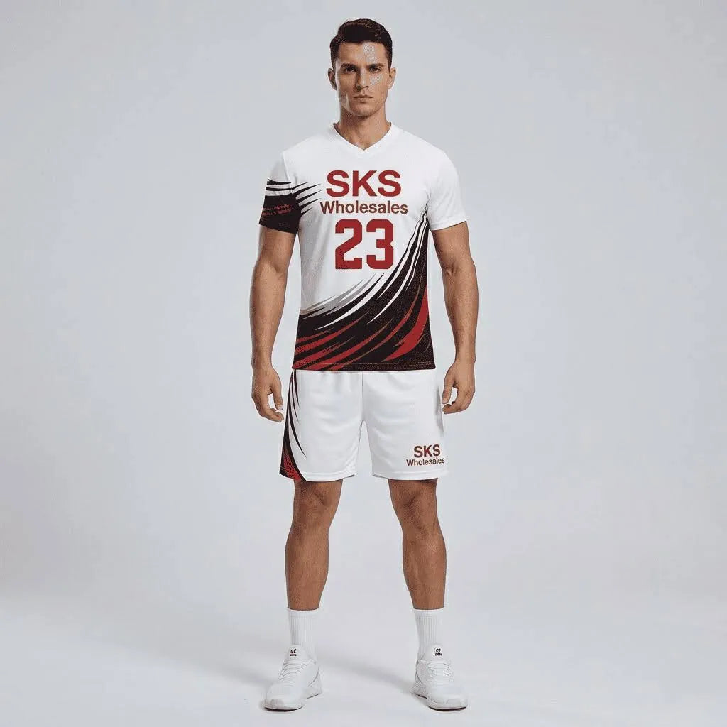 Boys-White-Volleyball-Uniforms-By-SKS-Wholesales-Front