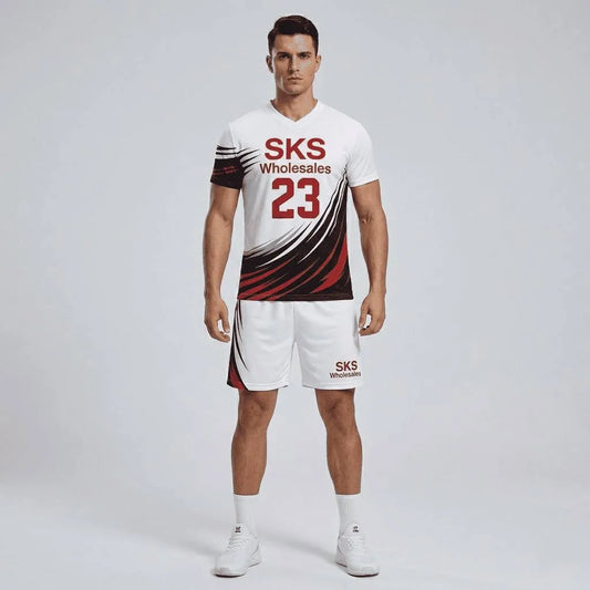 Boys-White-Volleyball-Uniforms-By-SKS-Wholesales-Front