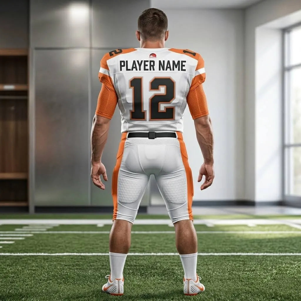 custom-orange-white-football-uniform-by-sks-wholesales-Front