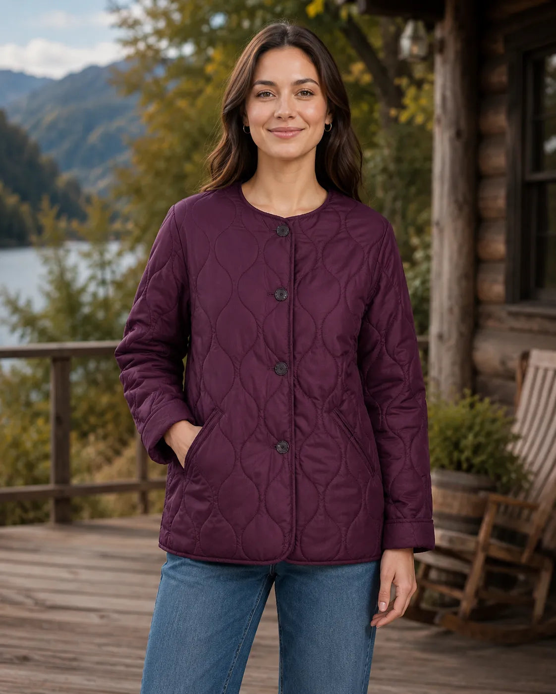 Womens-Onion-Quilted-Jacket-By-SKS-Wholesales-Model