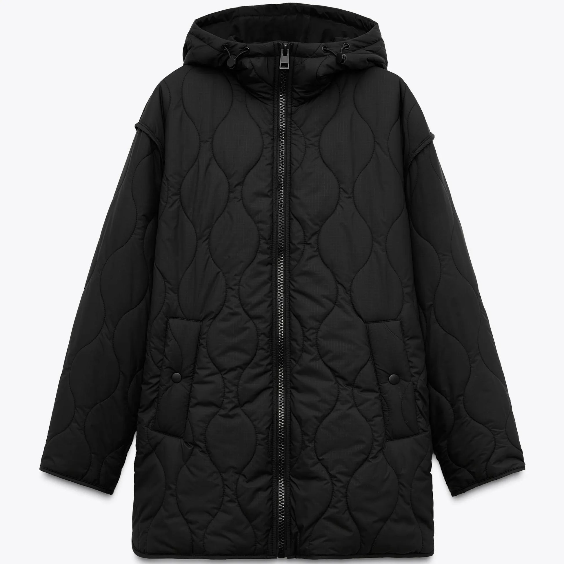 Womens-Hooded-Quilted-Jacket-Front-By-SKS-Wholesales