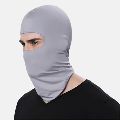 Customizable balaclava hood for over helmet