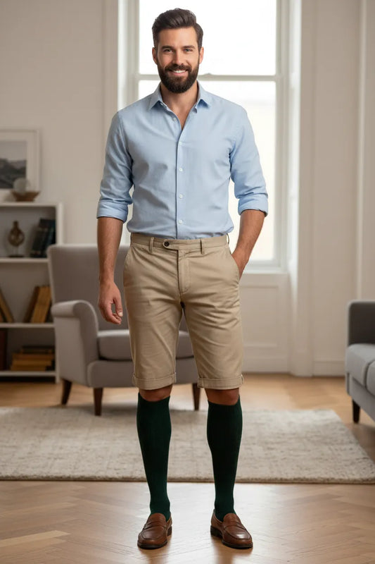 Bavarian lederhosen knee-high socks