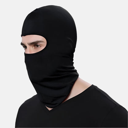 Customizable black balaclava face mask