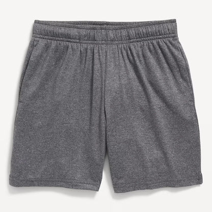 Boys' dark grey school shorts
