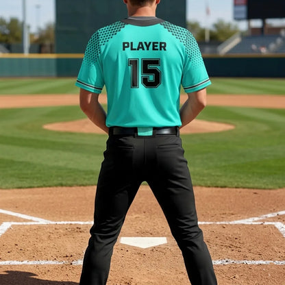 custom-aqua-and-black-baseball-uniforms-by-sks-wholesales-Back