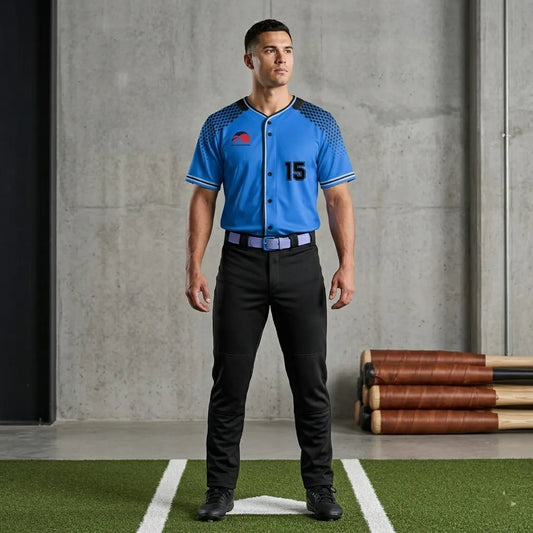 custom-black-and-blue-baseball-uniforms-by-sks-wholesale-Front