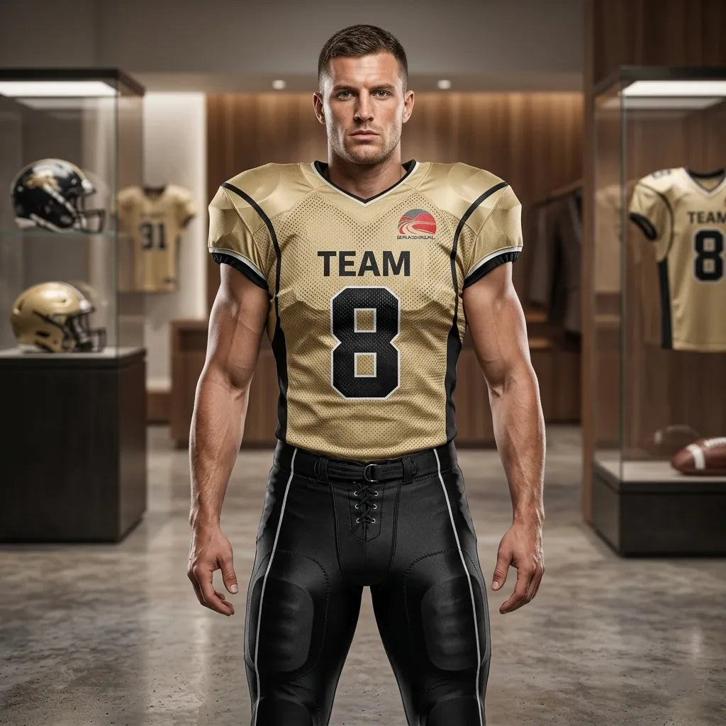 custom-black-and-gold-football-uniform-by-sks-wholesales-Front