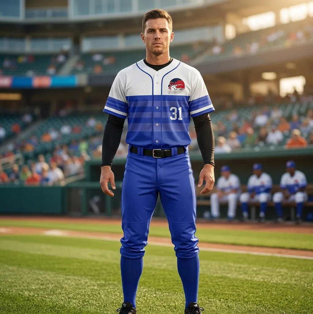 custom-blue-and-white-baseball-uniforms-by-sks-wholesales-Front