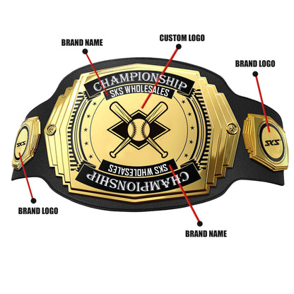 Custom fantasy baseball championship belt
