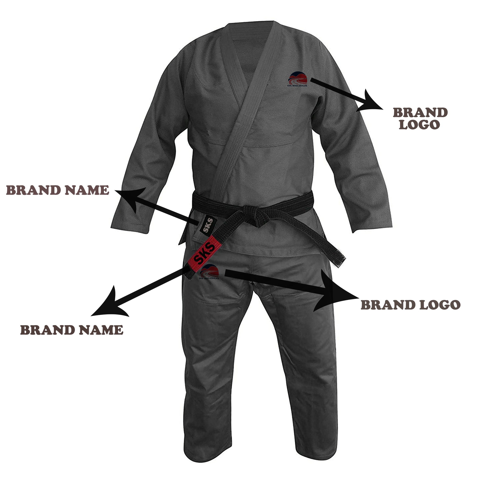 custom-gray-BJJ-GI-by-SKS-wholesales