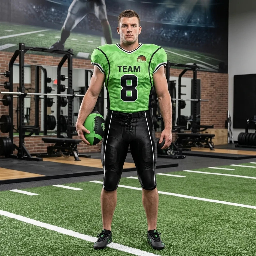 custom-green-and-black-football-uniform-by-sks-wholesales-Front