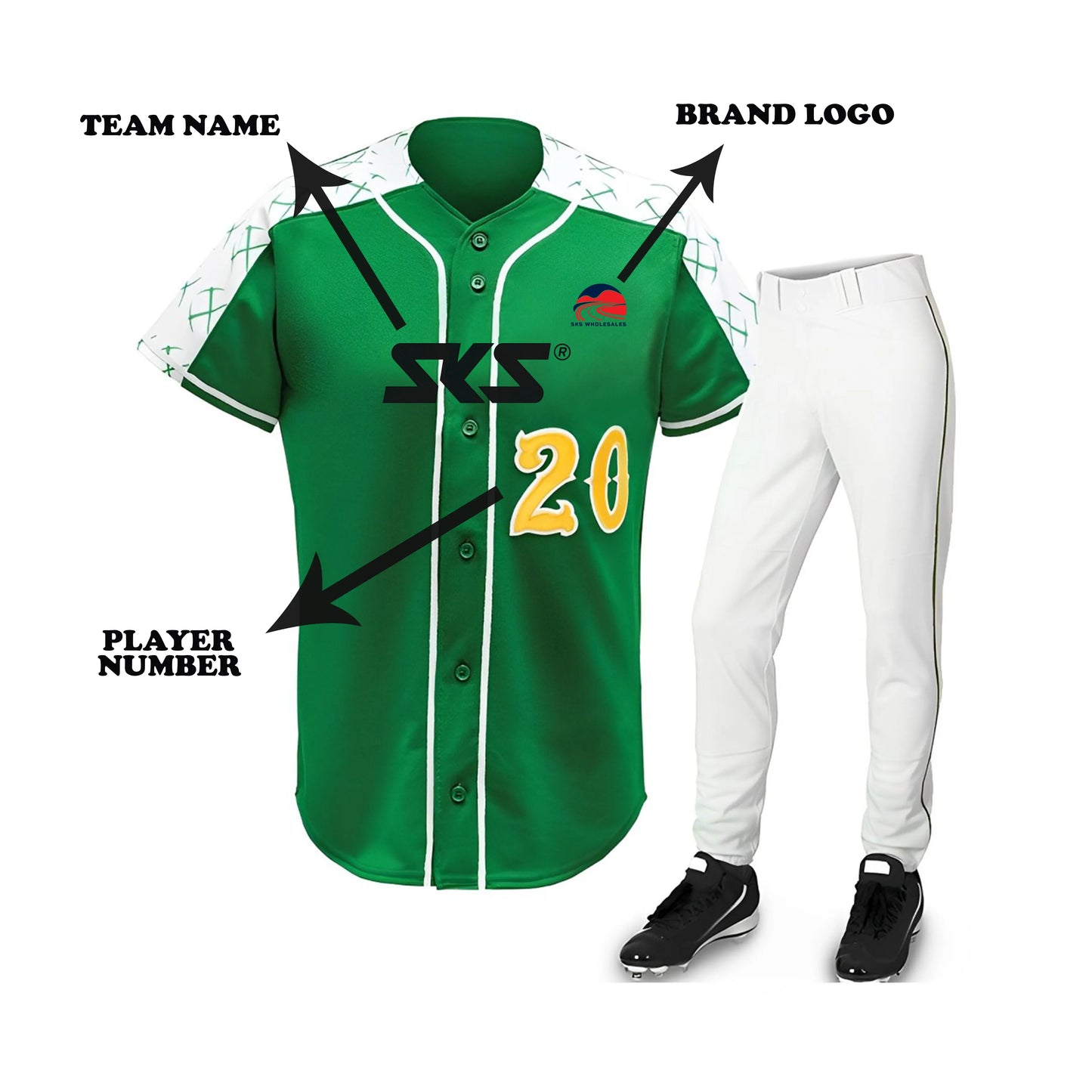 custom-green-and-white-baseball-uniforms-by-sks-wholesales