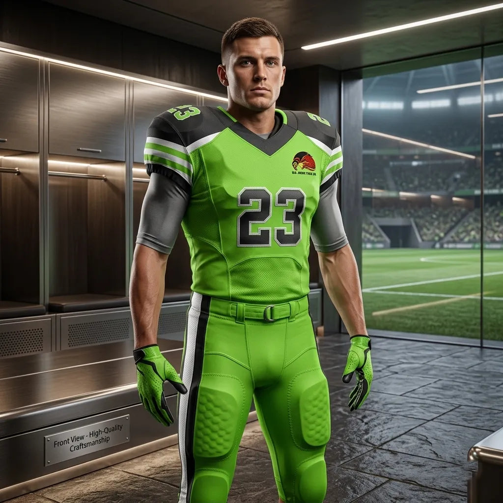 custom-green-football-uniforms-by-sks-wholesales-Front