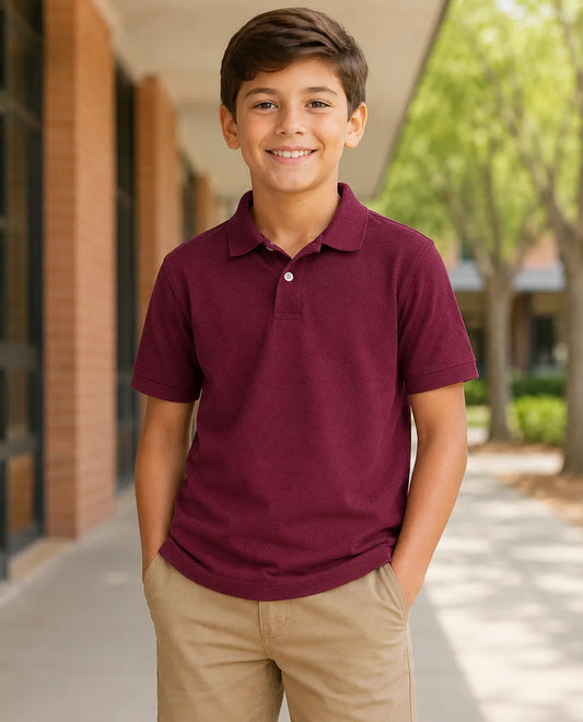 custom-maroon-school-shirt-front-by-SKS-Model