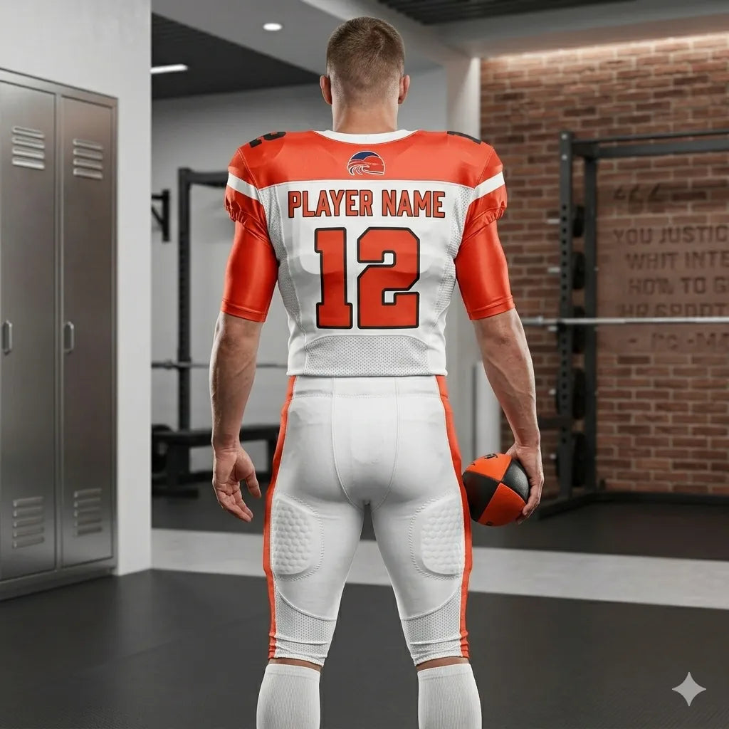 custom-red-white-football-uniform-by-sks-wholesales-Back