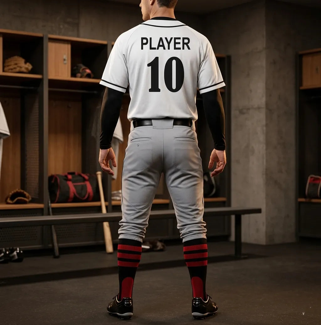 custom-white-and-grey-baseball-uniforms-by-sks-wholesales-Back