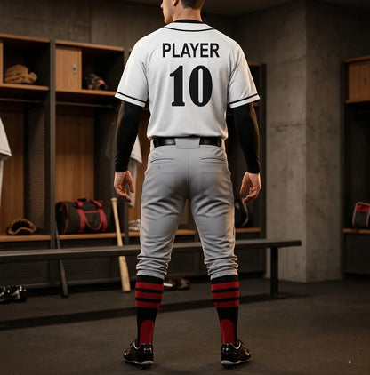 custom-white-and-grey-baseball-uniforms-by-sks-wholesales-Back