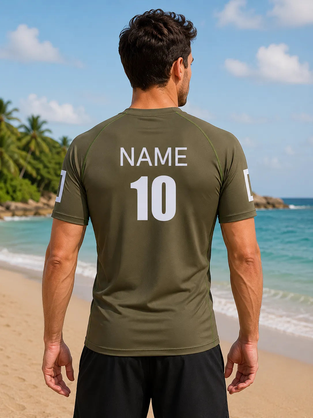 customizable-army-green-rash-guard-by-sks-wholesales-Back