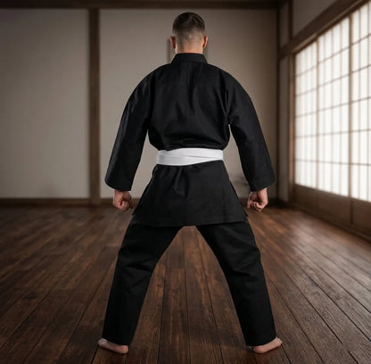 customizable-black-judo-karate-uniform-Back