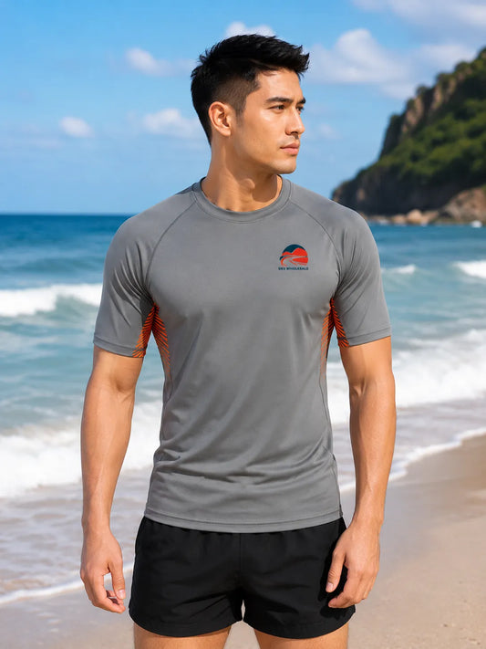 customizable-gray-rash-guard-by-sks-wholesales-Front