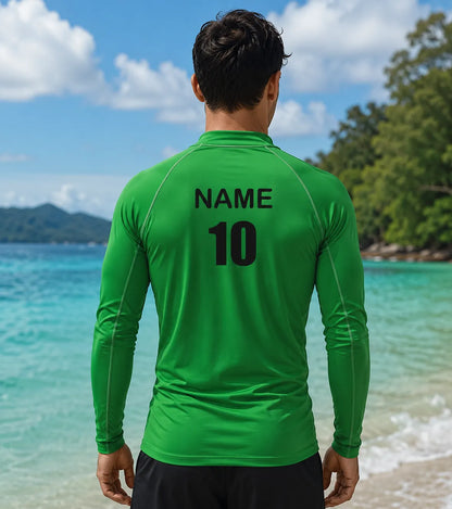 customizable-green-long-sleeve-rash-guard-by-sks-wholesales-Back