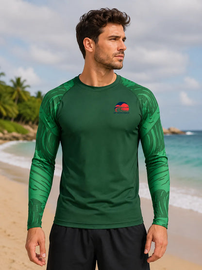 customizable-green-rash-guard-by-sks-wholesales-Front
