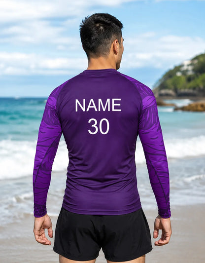 customizable-purple-crew-neck-rash-guard-by-sks-wholesales-Back