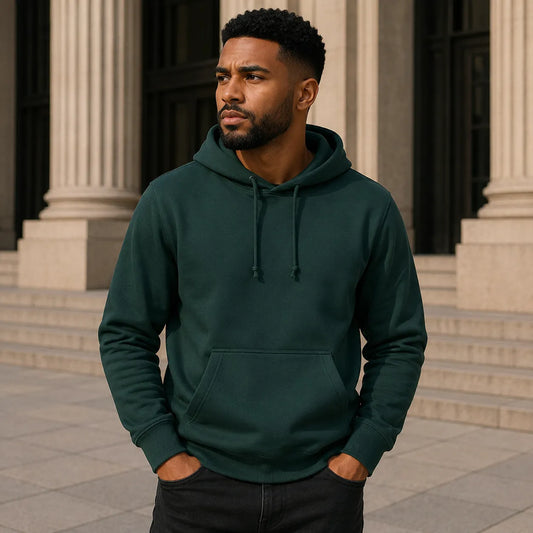 dark-green-pullover-hoodie-front-by-SKS